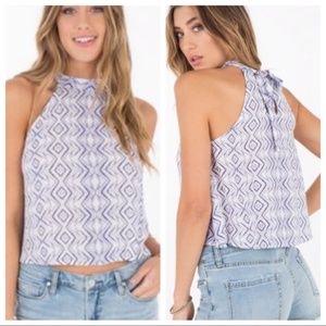 NWT Others Follow Celeste Halter Top